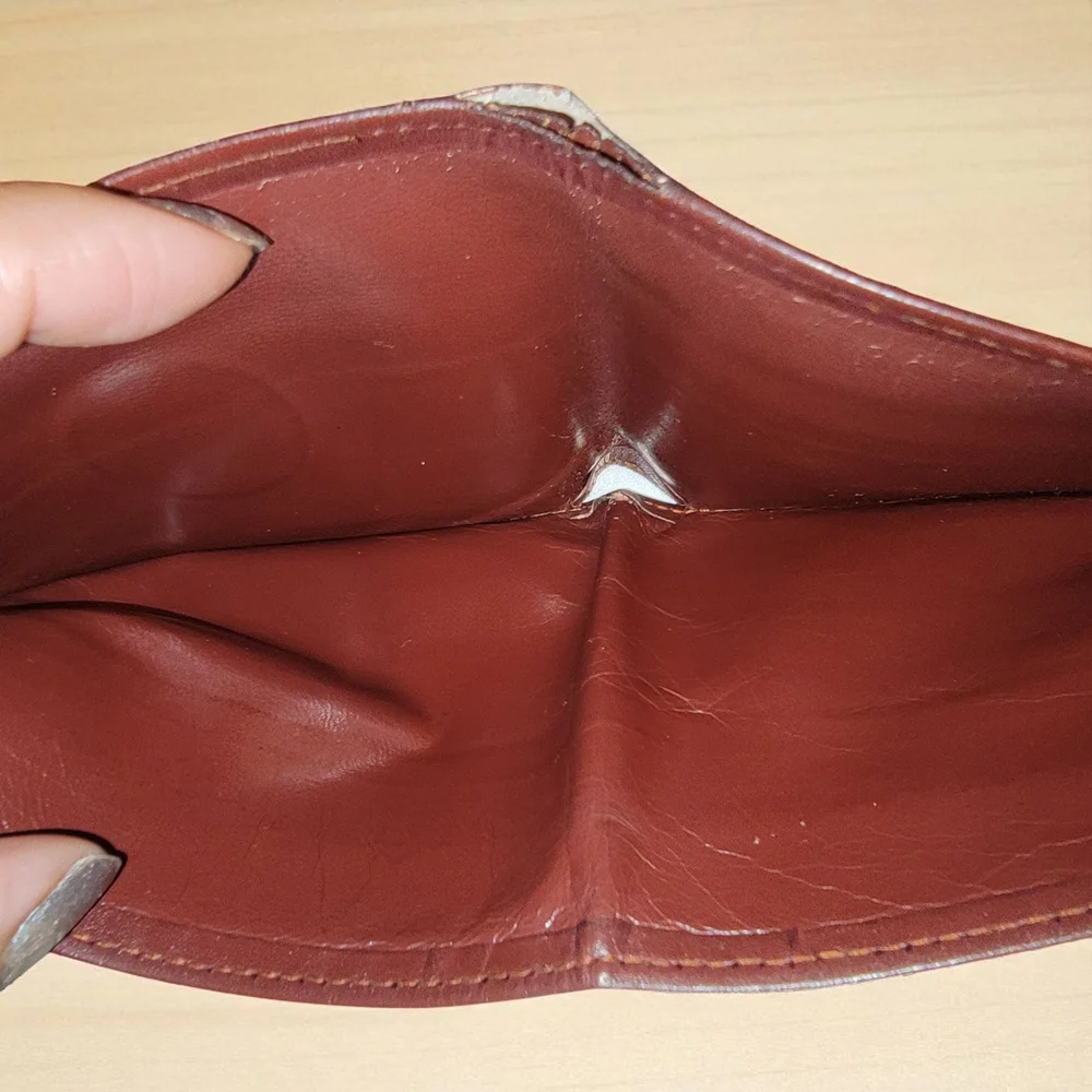 Cartier Luxury Brown Leather Wallet